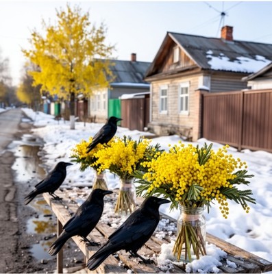 Опять весна среди дорог